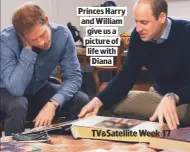  ??  ?? PRINCES HARRY AND WILLIAM GIVE US A PICTURE OF LIFE WITH
DIANA