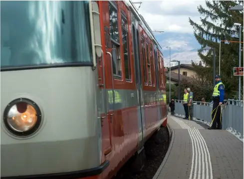  ?? TI-PRESS ?? Lunedì alla stazione di Magliaso sfiorata la tragedia