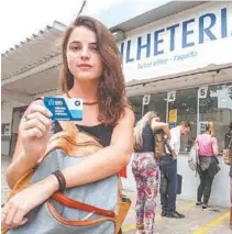  ?? MARCIO MERCANTE / AGENCIA O DIA ?? Maria: ‘Caro demais. Trata-se de um transporte que se diz público’