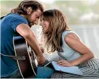  ??  ?? Lady Gaga and Bradley Cooper in A Star Is Born.