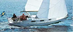  ??  ?? The Rasmus 35 became Christoph Rassy’s first GRP production yacht in 1967 and was renamed the Hallberg-Rassy 35 when Hallberg-Rassy was formed. ABOVE RIGHT The Monsun 31 became the top-selling Hallberg-Rassy with 904 built