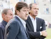  ??  ?? Il presidente Sebastiani e Iannascoli, l’Ad dimissiona­rio