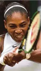  ??  ?? Serena Williams