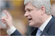  ?? SEAN KILPATRICK/The Canadian Press files ?? Stephen Harper mishandled the debate about whether people should be able to cover their faces in citizenshi­p ceremonies.