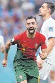  ?? FOTO: AFP ?? Bruno Fernandes „klaute“Cristiano Ronaldo einen Treffer.