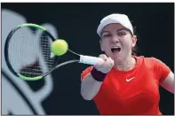  ?? AP/RICK RYCROFT Simona Halep is the No. 1 seed in the Australian Open, but she has Venus and Serena Williams on her side of the bracket. ??