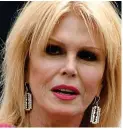  ??  ?? Ambushed: Joanna Lumley