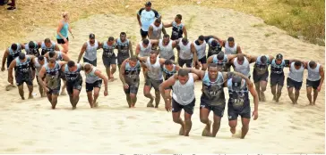  ??  ?? The Fiji Airways Fijian Drua training at the Sigatoka sand dunes.