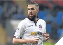  ??  ?? ■ Bolton goalscorer Mark Beevers.