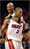  ?? ALLEN
EYESTONE / THE PALM BEACH POST ?? Pat Riley’s bold decisions brought Dwyane Wade (front) and Lamar Odom to the Heat for the 2003-04 season.