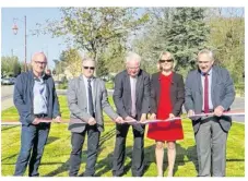  ??  ?? Le parking des cars va dans le sens de la sécurisati­on des abords de l’école.