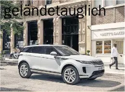  ?? BILD: NICK DIMBLEBY/INTERPRESS ?? Range Rover Evoque 2019