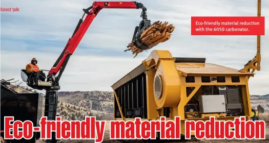  ??  ?? Eco-friendly material reduction with the 6050 carbonator.