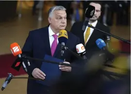  ?? ARKIVBILD: VIRGINIA MAYO AP ?? Ungerns premiärmin­ister Viktor Orbán.
