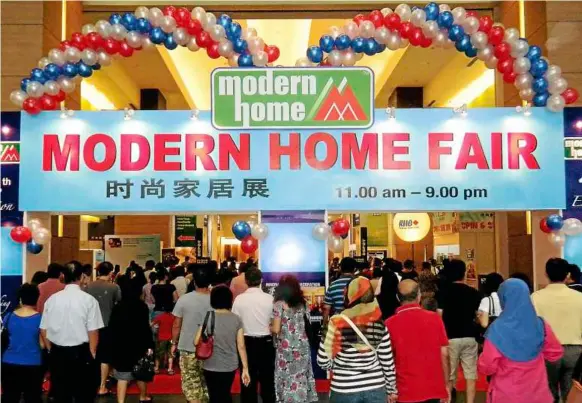  ??  ?? The previous Modern Home Fair attracted many visitors and the upcoming one will be the first major home exhibition in the Klang Valley next year.