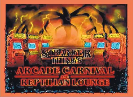  ?? COURTESY OF TRACTOR BREWING CO. ?? Arcade games and bizarre live acts are part of the Stranger Things Arcade Carnival at Tractor Brewing.