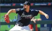  ?? CURTIS COMPTON/CURTIS.COMPTON@AJC.COM ?? Kyle Muller delivers during a spring training game in North Port, Fla. He and five others were optioned to Triple-a Gwinnett on Friday.