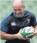  ??  ?? Leading man: Rory Best