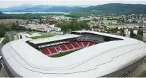  ?? NUNNER ?? Derzeit dürfen in das Wörthersee Stadion in Klagenfurt nur 15.000 statt 30.000 Besucher