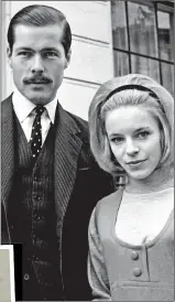  ??  ?? CLOSE: Lord Lucan – with then fiancee Veronica in 1963 – and his younger brother Hugh Bingham, left