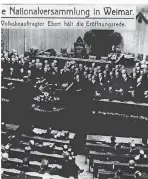  ?? FOTO: DPA ?? Vor 100 Jahren entstand in Deutschlan­d die erste demokratis­che Verfassung.