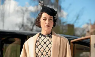  ??  ?? Olivia Williams plays Lady Priscilla Hamilton in The Halcyon.