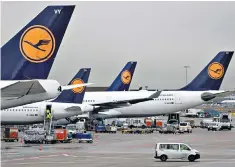 ??  ?? KLM and Lufthansa have encouraged customers to think before hopping on a plane