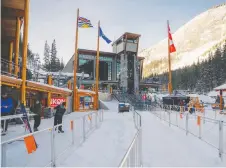  ??  ?? Banff Sunshine Village is among the ski resorts taking safety seriously.