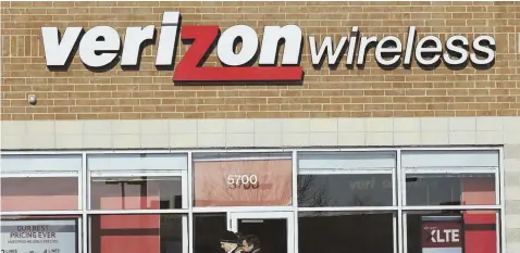  ?? APFILEPHOT­O ?? GOING UP? Verizon may soon be raising its prices for both new and existing customers, according to a report by CNET. Customers would reportedly pay more, but get an increase in monthly data usage.