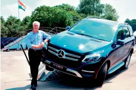  ??  ?? Mercedes Benz India MD and CEO Roland Folger at the Mercedes- Benz Luxe Drive in Gurgaon on Saturday.