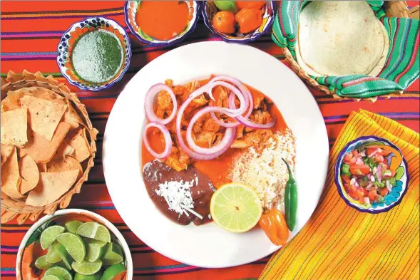  ?? PROVIDED TO CHINA DAILY ?? Whether it’s depth of flavour or lightness of touch you’re after, Mexico has a dish for you.