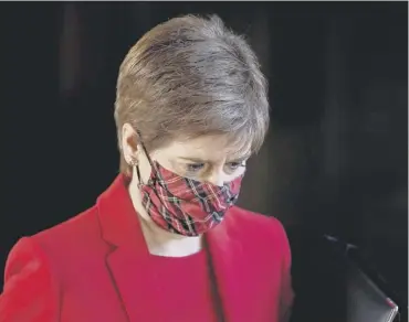  ??  ?? 0 In her New Year message Nicola Sturgeon urged people to ‘show each other kindness’