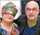  ?? ?? LEADERS: Camila Batmanghel­idjh and former BBC boss Alan Yentob