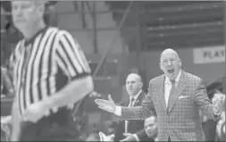  ?? BRETT DUKE/AP ?? In his third season at Tulane, Mike Dunleavy Sr. is still trying to get things turned around. The Green Wave come to Gampel Pavilion Jan. 19.