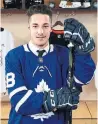  ?? JEFF VINNICK/GETTY IMAGES ?? Mississaug­a’s Sean Durzi, a second-round pick, has been on the Leafs’ radar for a while.