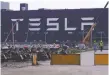  ?? ALY SONG/REUTERS ?? Tesla says its Gigafactor­y Shanghai facility is a “template for future growth.”