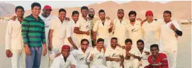  ?? – Supplied photos ?? D DIVISION: Al Fairuz celebrate their win over RAY.