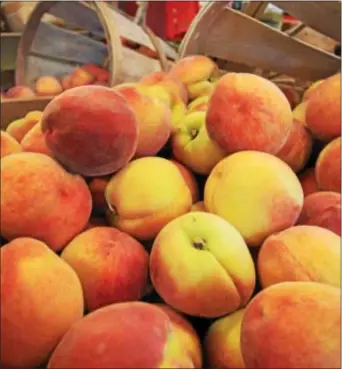  ?? SUBMITTED PHOTO ?? Peaches from Terhune Orchards.