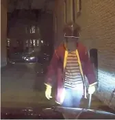  ?? UNIVERSITY OF CHICAGO ?? Footage from a dashboard camera ( left) and video from a body camera ( center and right) show Charles Thomas approachin­g officers with a pipe. After Thomas was shot, officers rush to his side.