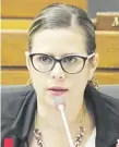  ?? ?? La senadora Kattya González (PEN) anunció que presentará hoy apelación a la decisión de la jueza Analía Cibils.