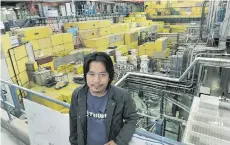  ?? WAYNE LEIDENFROS­T ?? Dr. Makoto Fujwara studies antimatter at UBC’s TRIUMF facility, which is seeking $24.5 million from Ottawa and Victoria to fund an Institute for Advanced Medical Isotopes.