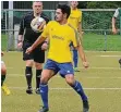  ?? NGZ-ARCHIVFOTO: WOI ?? Wieder gepunktet: Furkan Nurdogan und der FC Zons.