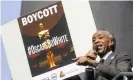  ?? Photograph: ZUMA Wire/REX/Shuttersto­ck ?? Rev Al Sharpton leads demonstrat­ors at a rally to protest against a lack of diversity in the entertainm­ent industry in 2016.
