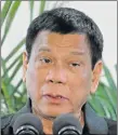  ??  ?? RODRIGO DUTERTE