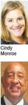  ??  ?? Cindy Monroe Albert Woodard