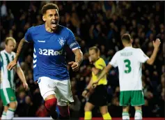  ??  ?? James Tavernier scored against Rapid Vienna at Ibrox