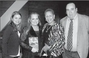  ??  ?? Marina Ross, Judy Brown, Pine Bluff Mayor Shirley Washington and Lindsay Brown