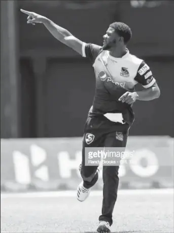  ??  ?? Ramaal Lewis is looking to burst on the scene in the 2020 Caribbean Premier League