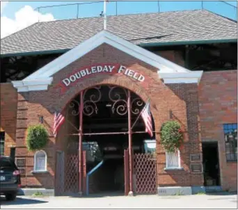  ??  ?? Historic Doubleday Field is considered the ‘birthplace of baseball.’