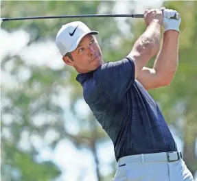  ?? JASEN VINLOVE/USA TODAY SPORTS ?? Paul Casey successful­ly defended his Valspar Championsh­ip title to win by one shot at Innisbrook Resort’s Copperhead Course.